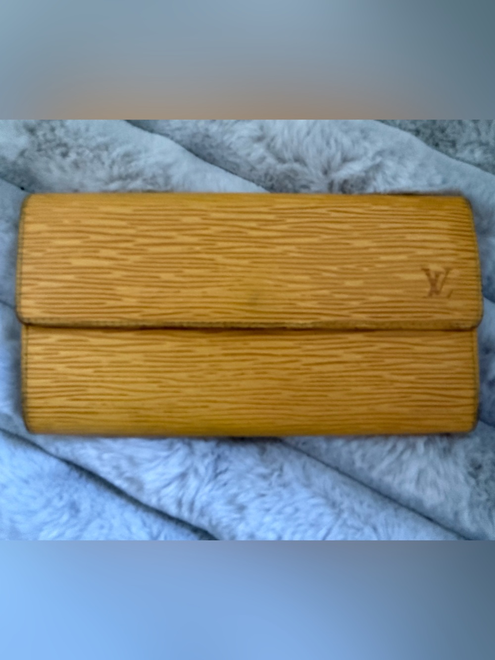 Louis Vuitton Epi Leather Wallet in Yellow